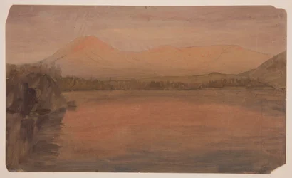 Berge Katahdin und Turner vom Lake Katahdin